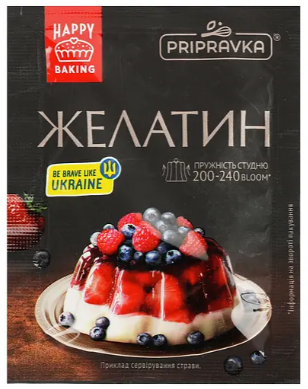 Желатин Pripravka харчовий, 15 г